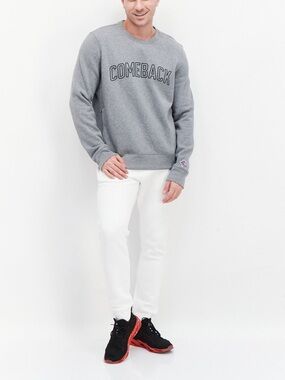 4/ Fourlaps 'COMEBACK' Crewneck Sweatshirt Mens Size Small Longsleeve Sweatshirt